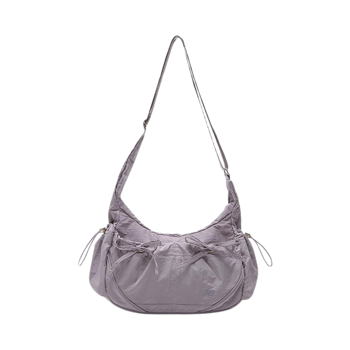 뉴발란스 글로시 리본 호보백 바이올렛(New Balance Glossy Ribbon Hobo Bag Violet)