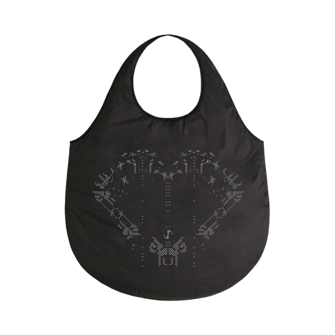 오호스 리버시블 그래픽 패디드 백 블랙(OJOS Reversible Graphic Padded Bag Black)