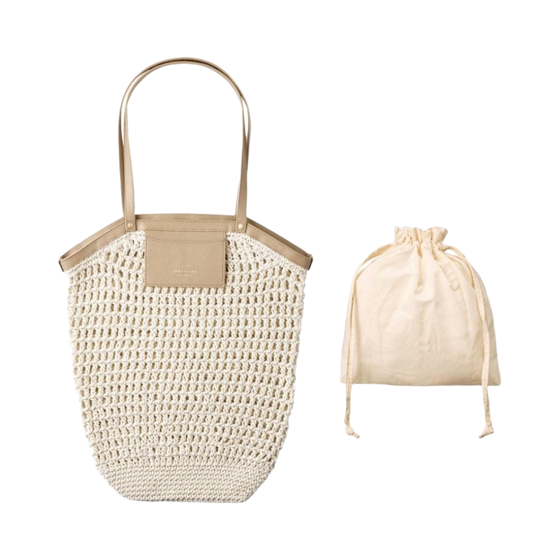 - Starbucks The 1st Store Crochet Knit Shoulder Bag