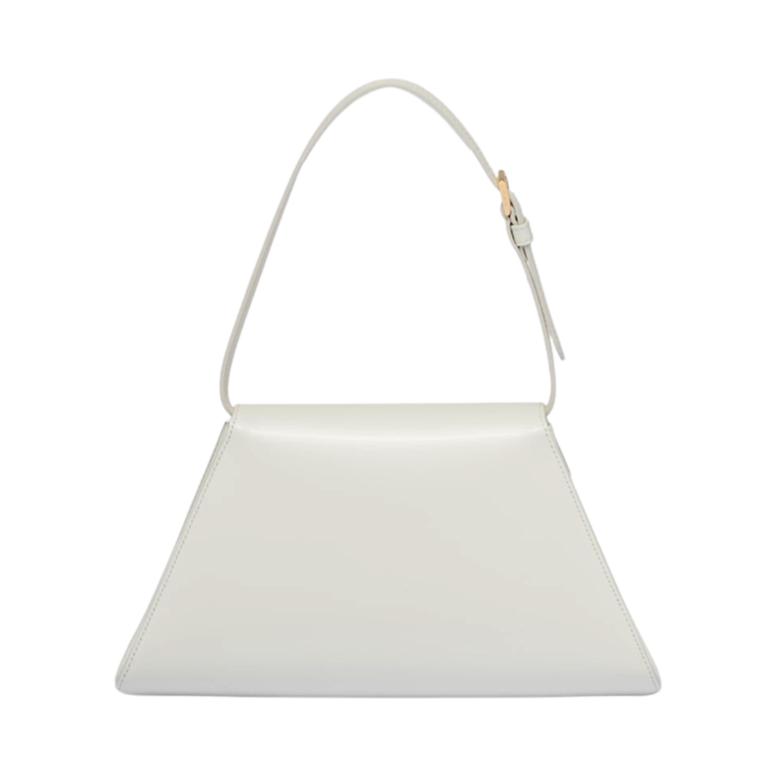 프라다 미디움 브러쉬드 레더 핸드백 화이트(Prada Medium Brushed Leather Handbag White) - 2