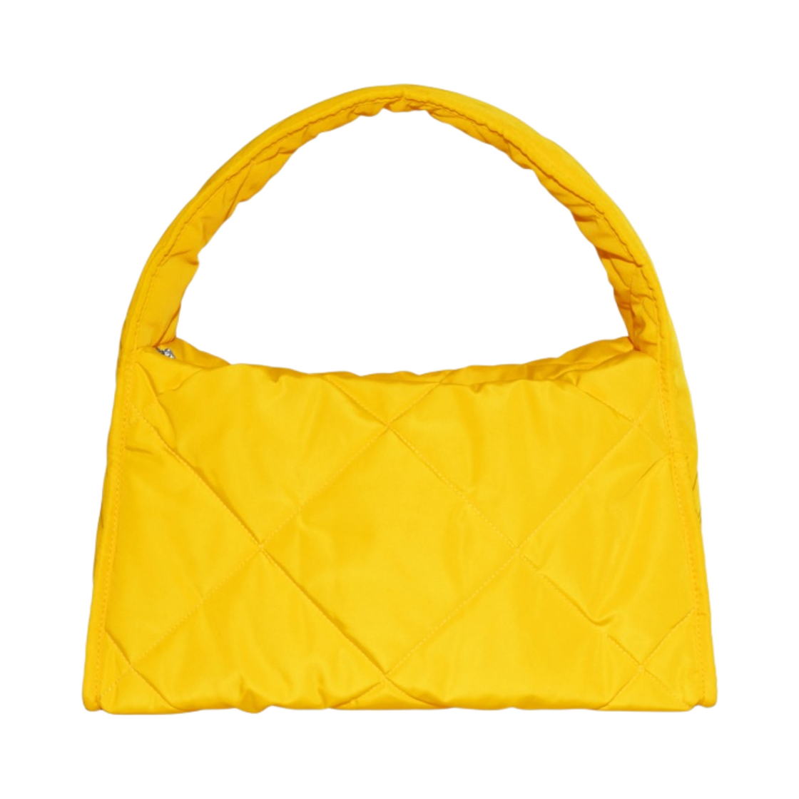 코스 다이아몬드 퀼티드 핸드백 옐로우(COS Diamond Quilted Hand Bag Yellow)