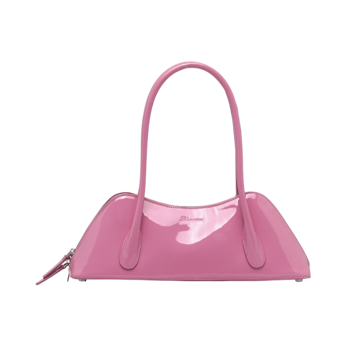 블루마린 페이턴트 레더 레귤러 키스 미 백 핑크(Blumarine Regular Kiss Me Bag In Patent Leather Pink)