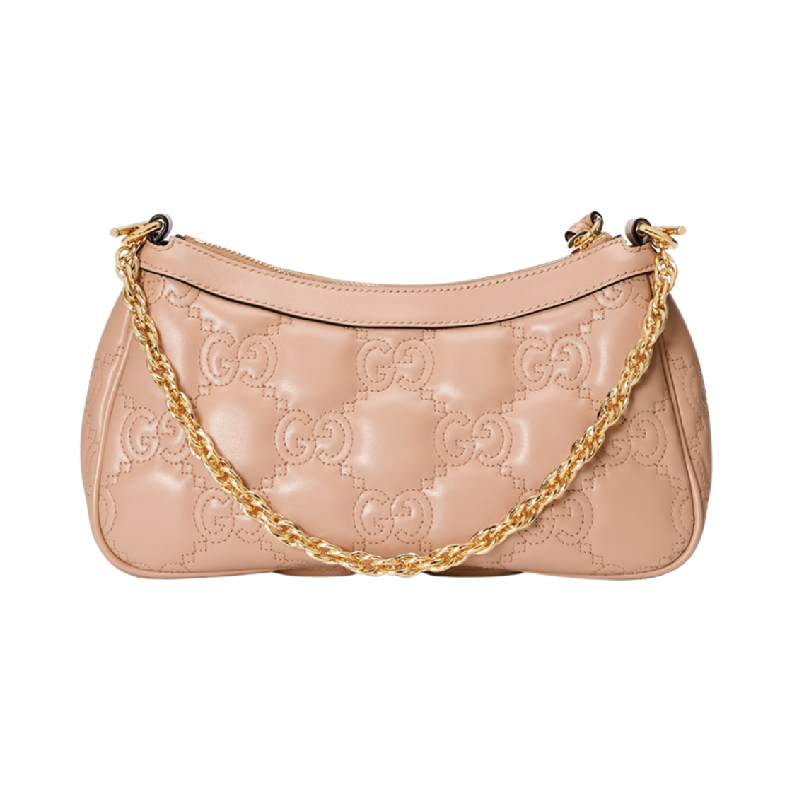 구찌 GG 마틀라세 핸드백 로즈 베이지 레더(Gucci GG Matelasse Handbag Rose Beige Leather) - 3