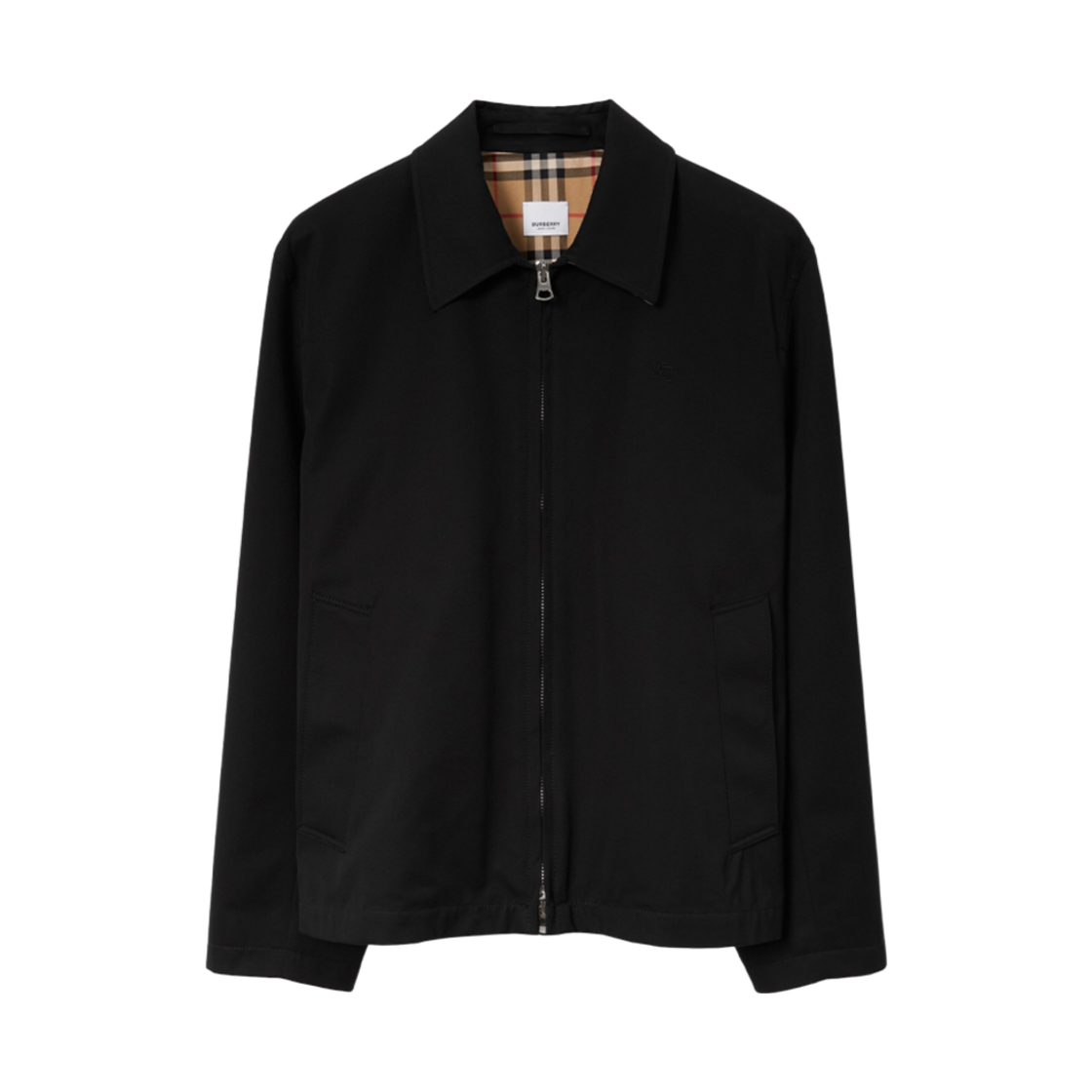 버버리 자수 EKD 헤링턴 자켓 블랙(Burberry Embroidered Ekd Harrington Jacket Black)