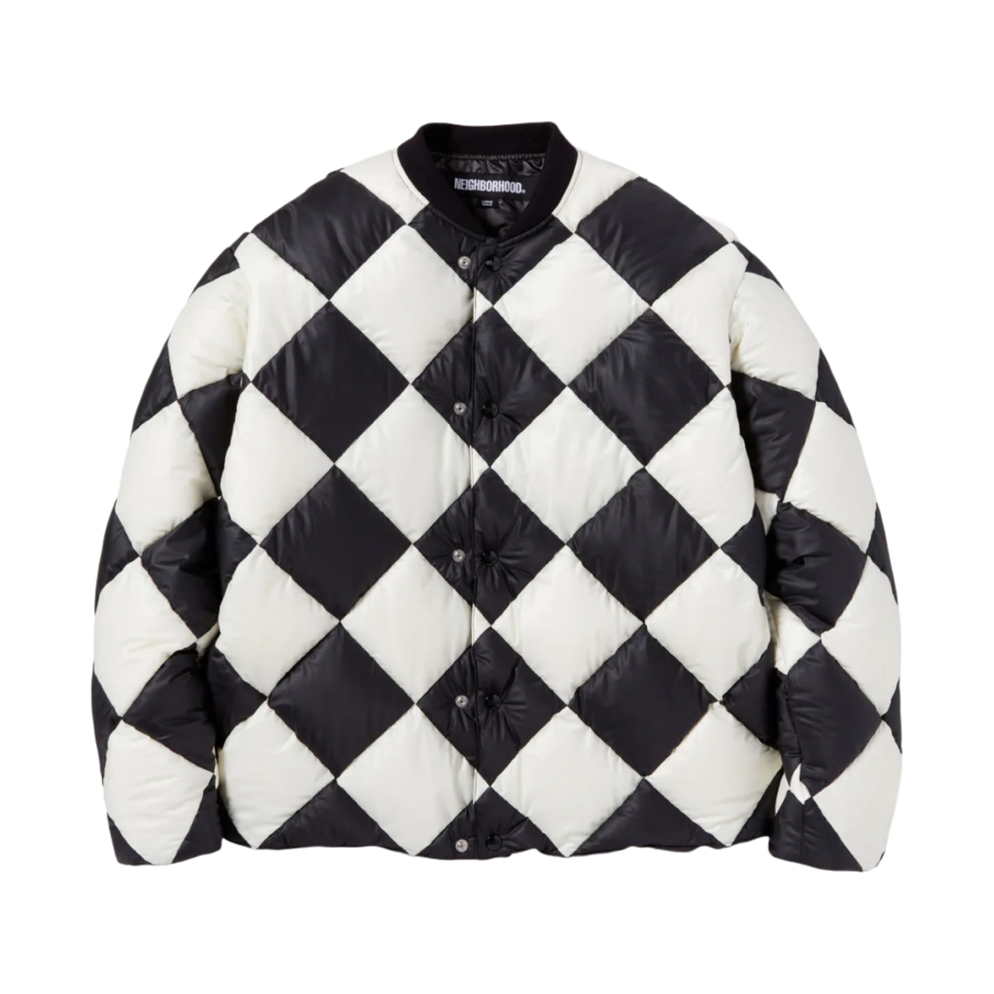 네이버후드 체커 다운 자켓 화이트(Neighborhood Checker Down Jacket White)