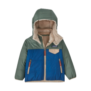 (Baby) Patagonia Reversible Tribbles Hoody Superior Blue