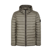 Stone Island 40124 Loom Woven Chambers R-Nylon Down-TC Light Hooded Down Jacket Musk Green - 24SS
