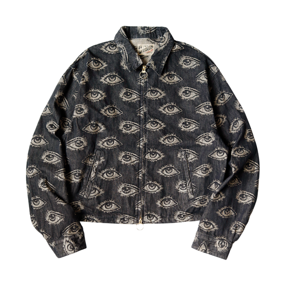 캐피탈 12온즈 스피크이지 데님 드리즐러 자켓 블랙(Kapital 12 oz. Speakeasy Denim Drizzler Jacket Black)