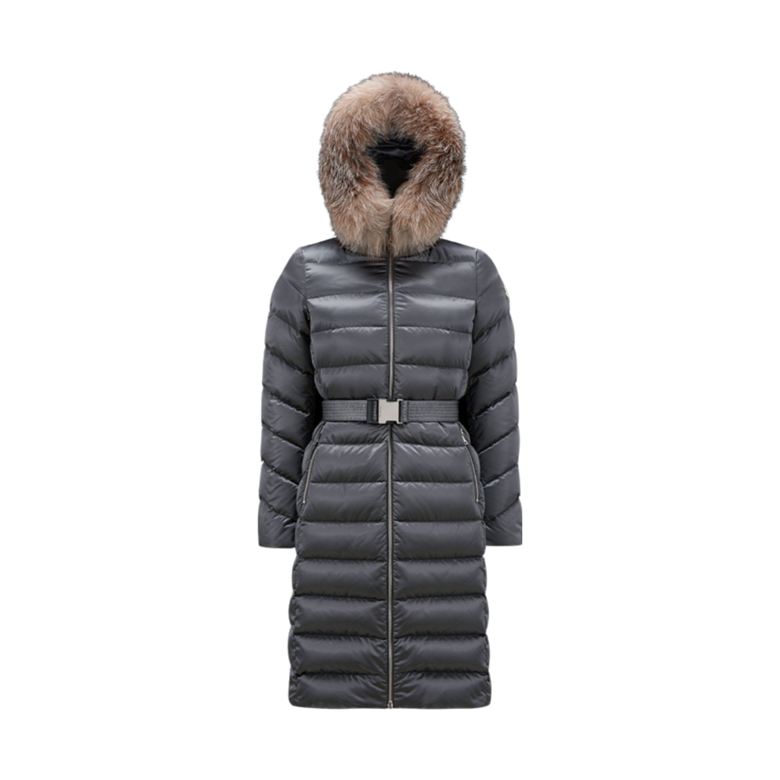 (W) 몽클레르 리어지 롱 다운 자켓 다크 그레이 - 23FW((W) Moncler Leersie Long Down Jacket Dark Gray - 23FW)