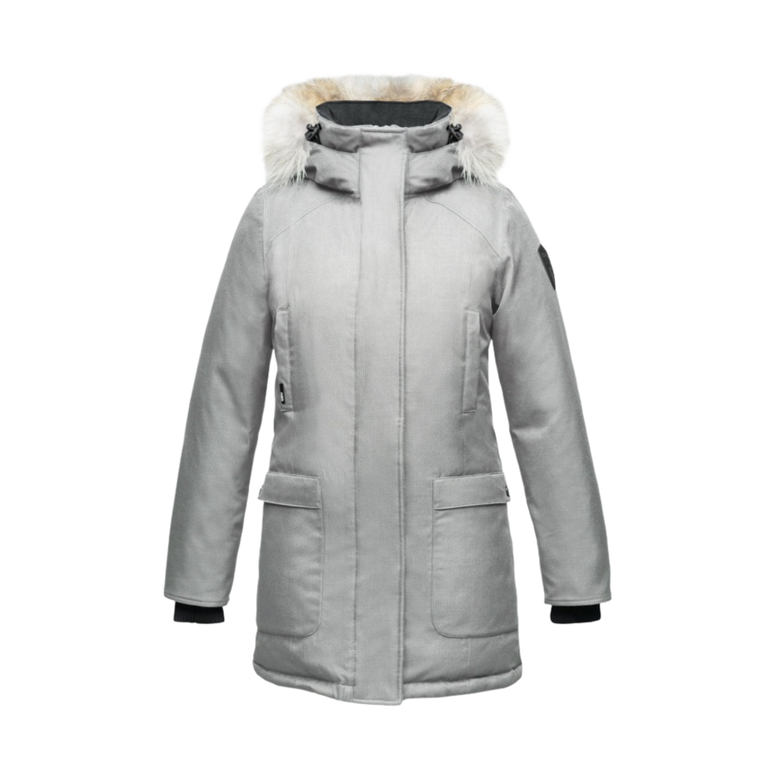 (W) 노비스 칼라 파카 라이트 그레이((W) Nobis Carla Parka Light Grey)