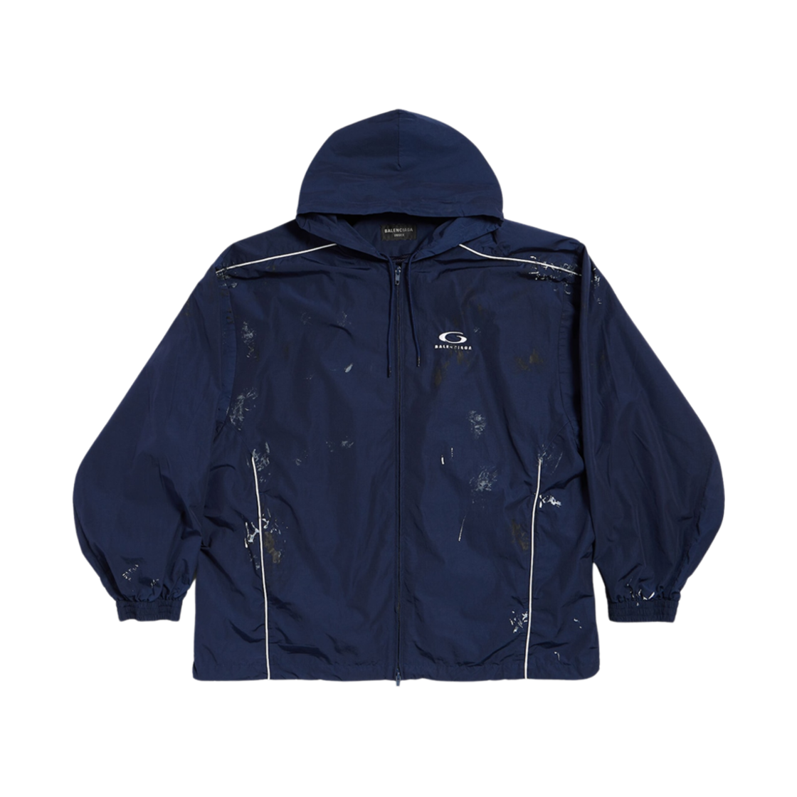 발렌시아가 페인터 트랙수트 자켓 네이비 블루