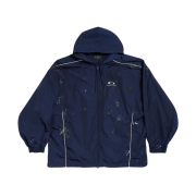 Balenciaga Painter Tracksuit Jacket Navy Blue