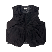 Nonnod Puckering Padded Vest Matt Black