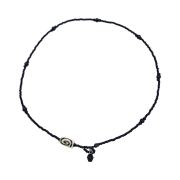 SANLI Spiral Necklace Black