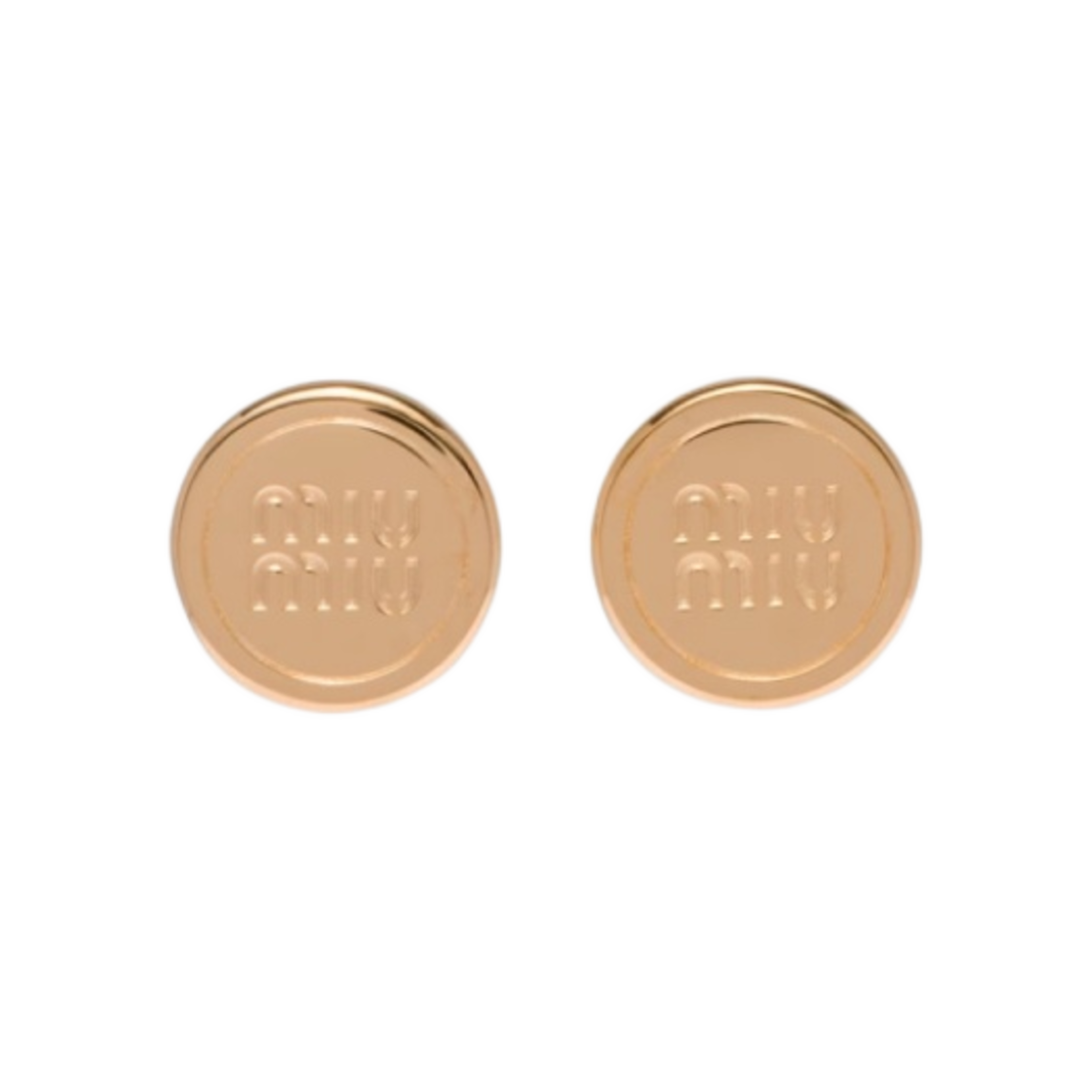 5JO907-2F5I-F0056 (W) Miu Miu Metal Earrings Gold