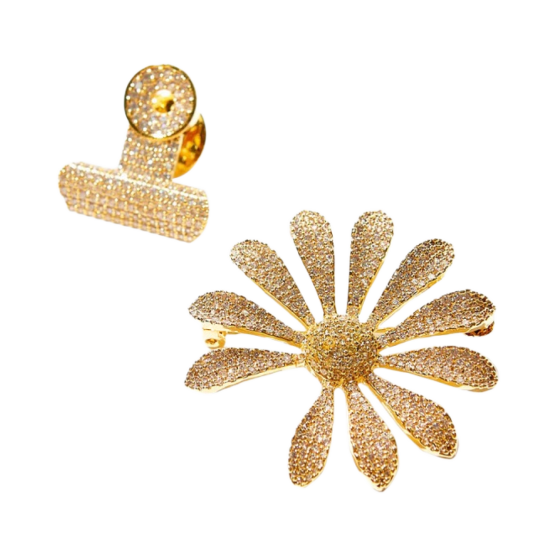 PMOAC076NN Peaceminusone Brooch Set #1 Gold