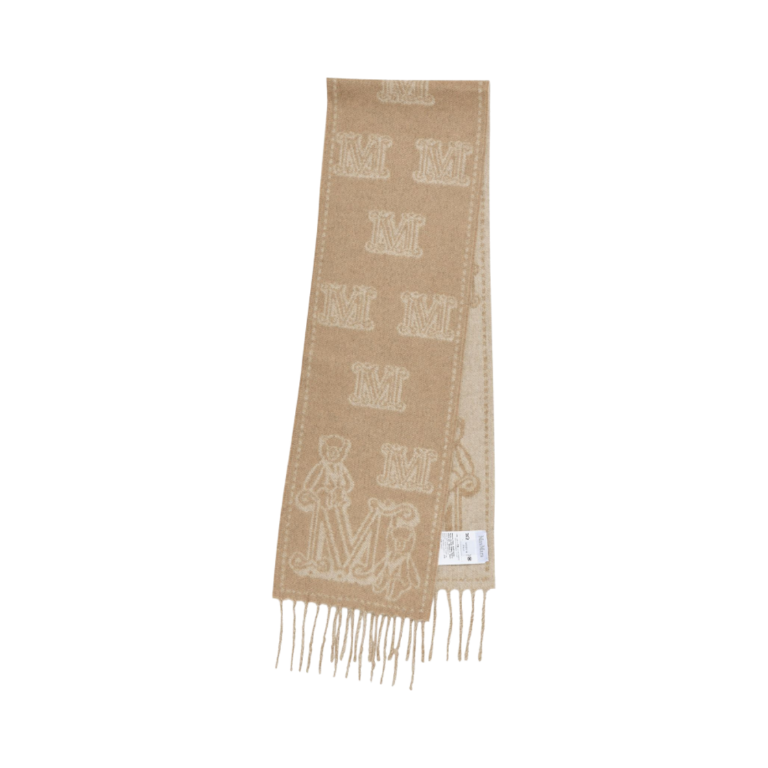 WSANIMA-001 Max Mara Wsanima Cashmere Scarf Camel