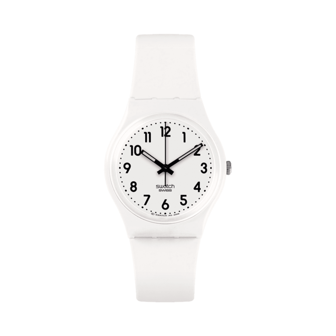 스와치 저스트 소프트 34mm 쿼츠 화이트(Swatch Just Soft 34mm Quartz White)