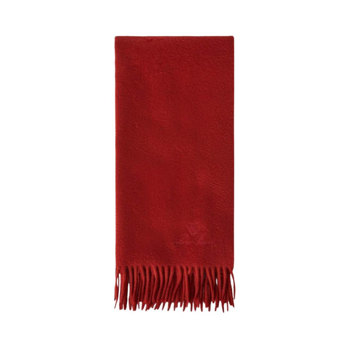 FAO3774-R160 Loro Piana Grande Unita Cashmere Scarf Cinnabar
