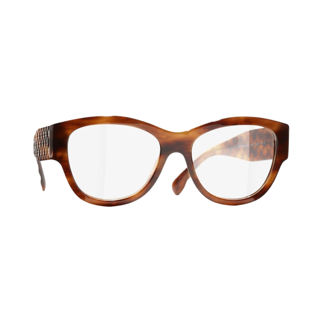 샤넬 스퀘어 프레임 아세테이트 & 톨토이즈 골드(Chanel Square Eyeglasses Acetate & Tortoise Gold) - 2