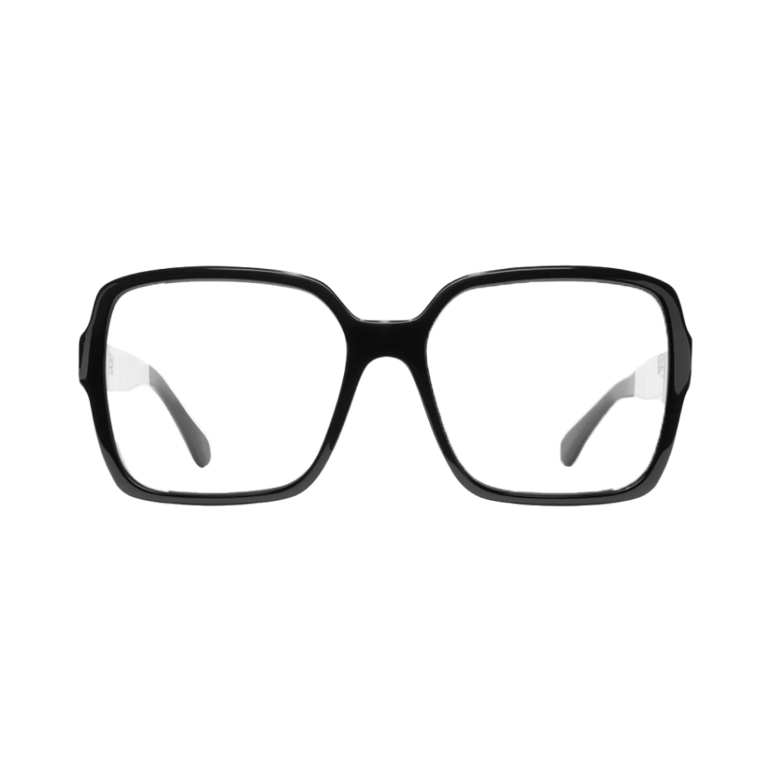 샤넬 블루 라이트 스퀘어 프레임 아세테이트 & 블랙 아시안 핏(Chanel Square Blue Light Glasses Acetate & Black Asian Fit)