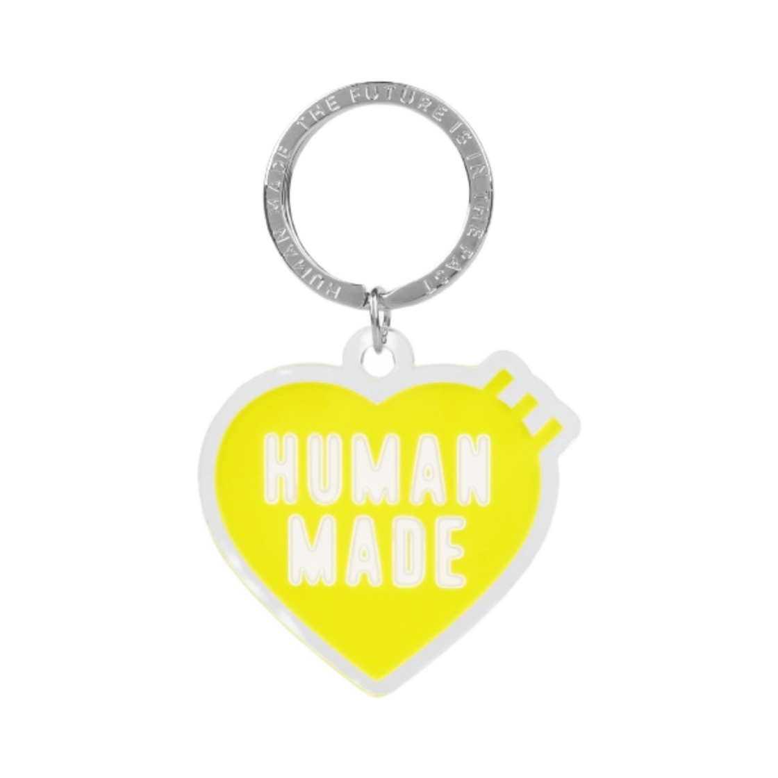 휴먼 메이드 하트 키링 옐로우(Human Made Heart Keyring Yellow)