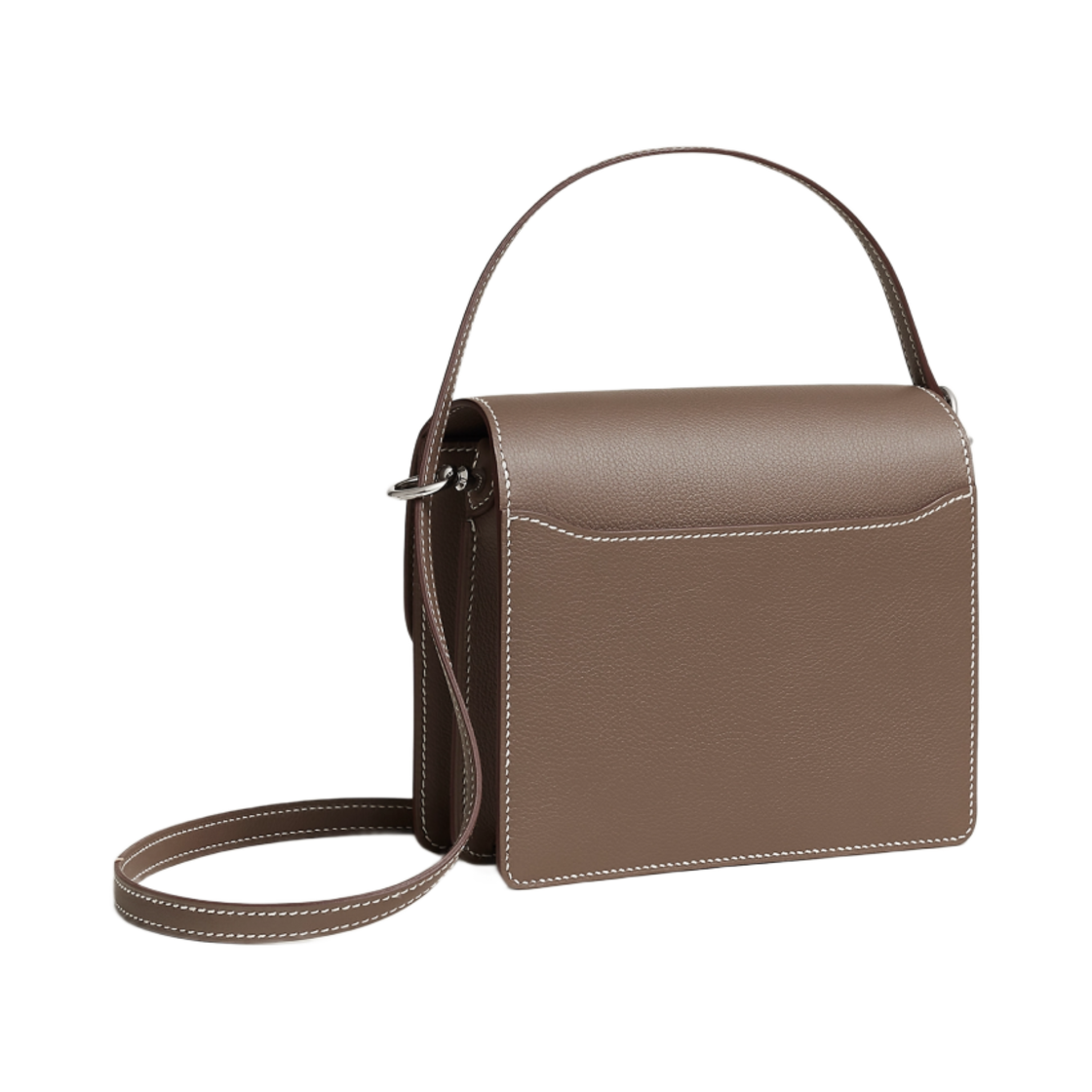 에르메스 롤리스 미니백 에버컬러 & 팔라듐 하드웨어 에뚜쁘(Hermes Roulis Mini Bag Evercolor & Palladium Etoupe) - 3