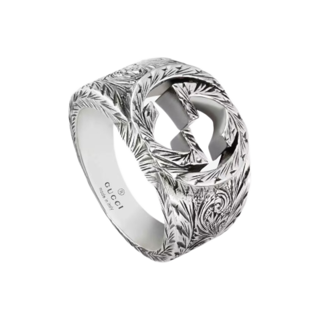 구찌 인터로킹 G 링 실버(Gucci Interlocking G Ring Silver)