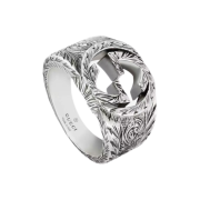 Gucci Interlocking G Ring Silver