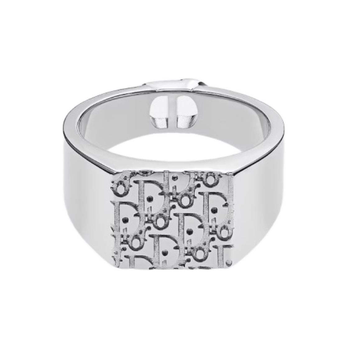 디올 오블리크 시그넷 링 실버(Dior Oblique Signet Ring Silver) - 1