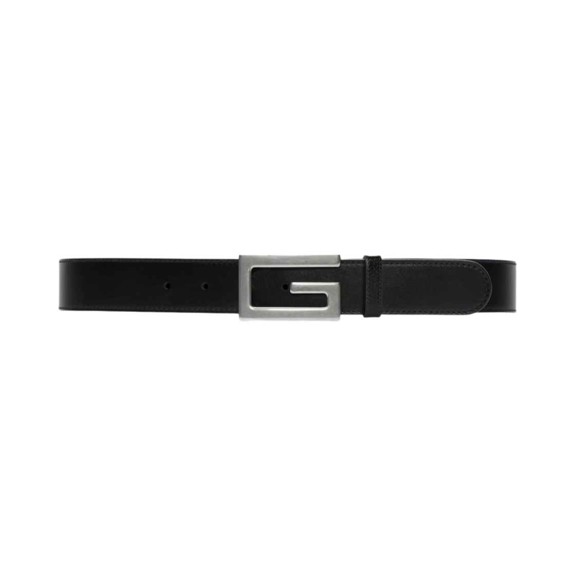 구찌 리버시블 벨트 스퀘어 G 버클 블랙 GG 슈프림(Gucci Reversible Belt with Square G Buckle Black GG Supreme) - 2