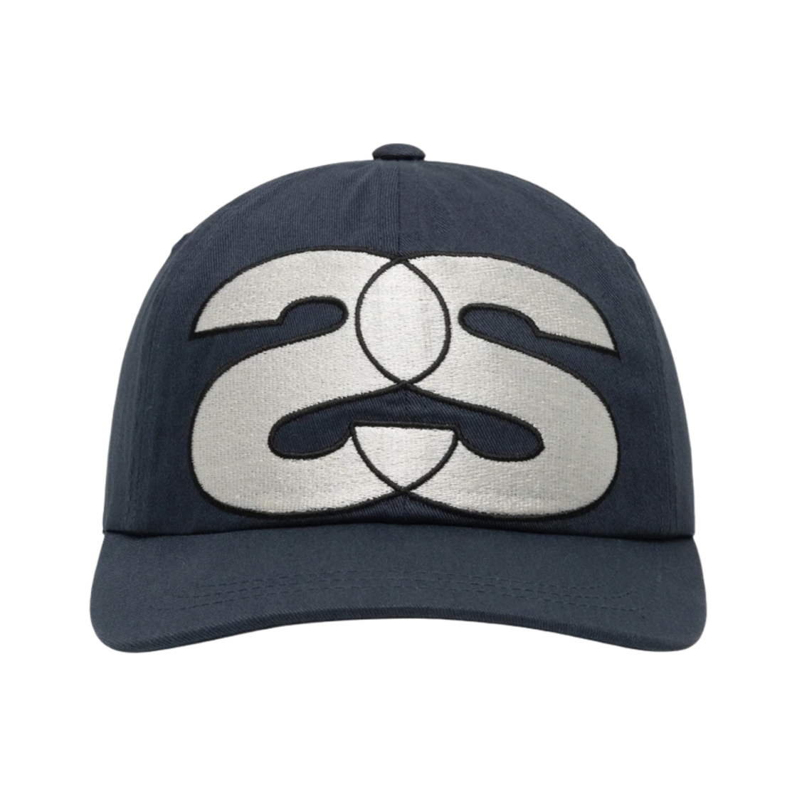 스투시 빅 SS 로우 프로 스냅백 네이비(Stussy Big SS Low Pro Snapback Navy) - 1