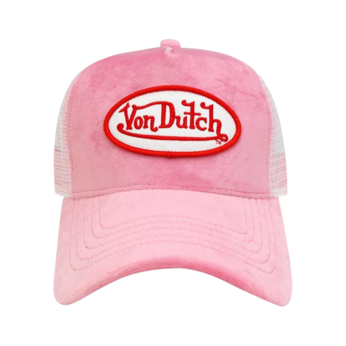 본더치 벨벳 트러커 프리티 핑크(Von Dutch Velvet Trucker Pretty Pink)
