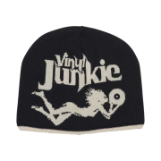 Hysteric Glamour Vinyl Junkie Knit Cap Black