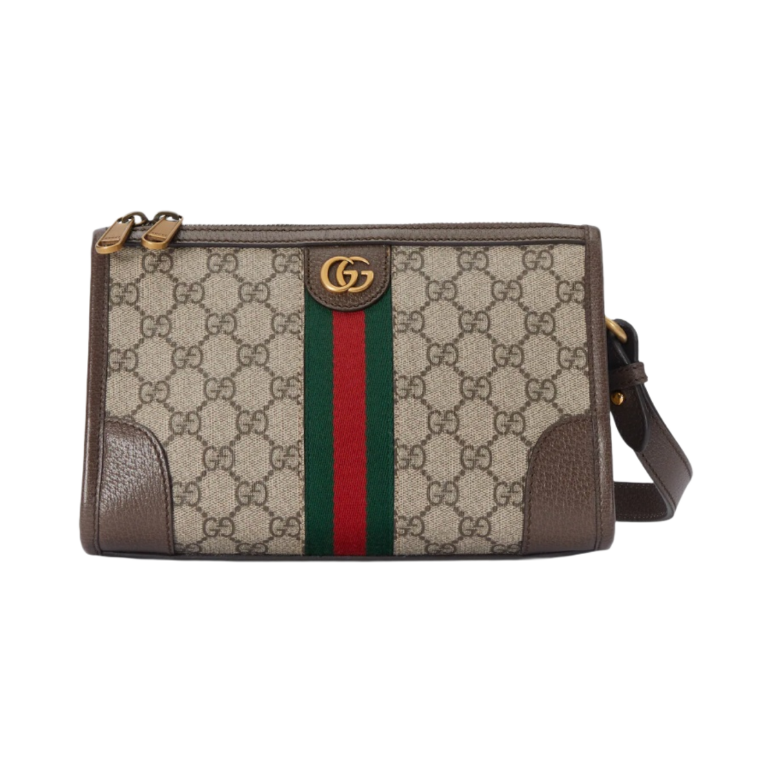 구찌 오피디아 GG 메신저 백 베이지 에보니 슈프림(Gucci Ophidia GG Messenger Bag Beige Ebony Supreme) - 1