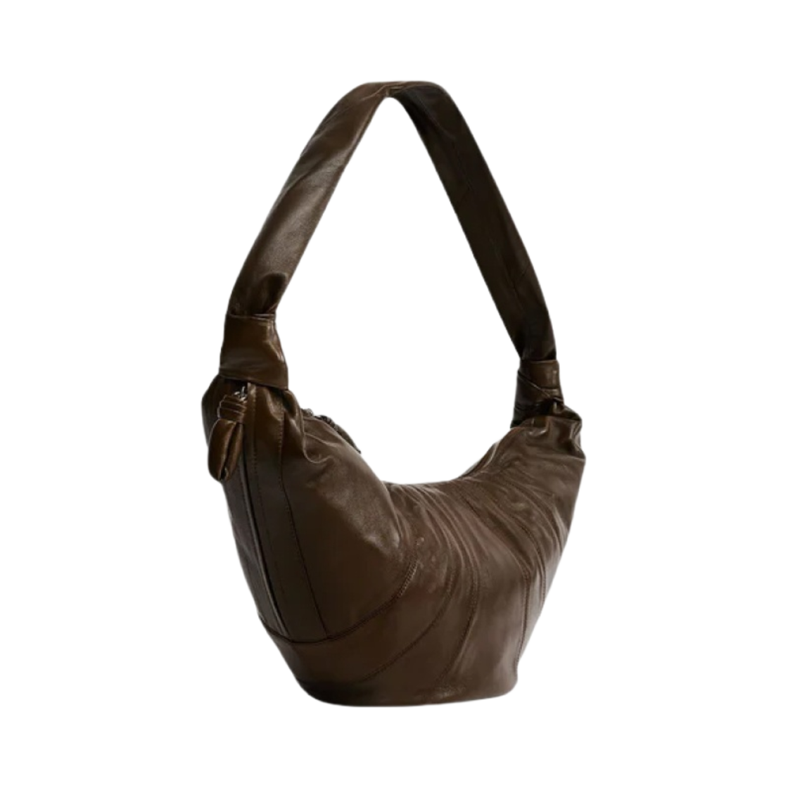 르메르 라지 크루아상 백 소프트 나파 레더 다크 토바코(Lemaire Large Croissant Bag Soft Nappa Leather Dark Tobacco) - 2