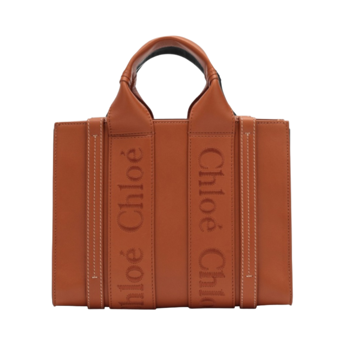 끌로에 스몰 우디 토트백 카라멜(Chloe Small Woody Tote Bag Caramel) - 3