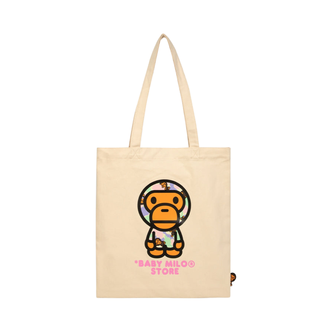 베이프 베이비 마일로 캔버스 토트백 아이보리(BAPE Baby Milo Canvas Tote Bag Ivory) - 1