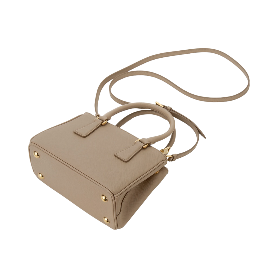 프라다 갤러리아 사피아노 레더 미니백 카메오 베이지(Prada Galleria Saffiano Leather Mini Bag Cameo Beige) - 2