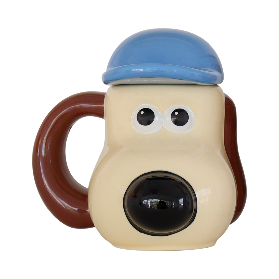 월레스와 그로밋 머그 컵 모자 쓴 그로밋