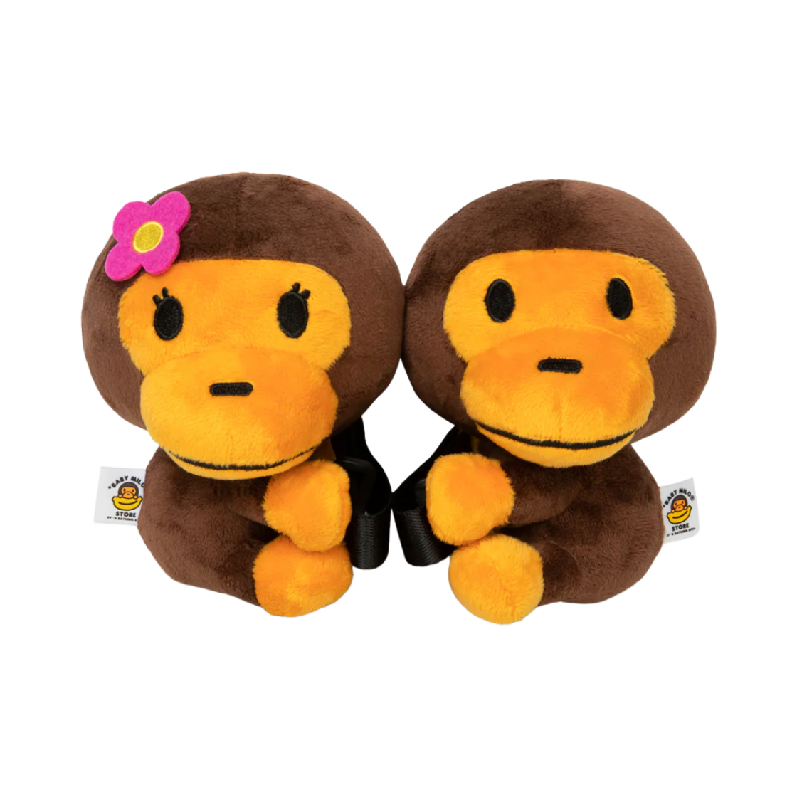 베이프 베이비 마일로 커튼 타이 브라운 (2개 세트)(BAPE Baby Milo Curtain Tie Brown (Set of 2))