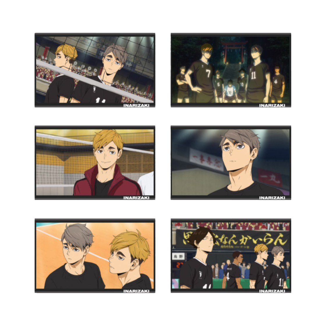 6977299620612 HAIKYU Game Still Cut Postcard 6 Types Collection Inarizaki Ver.