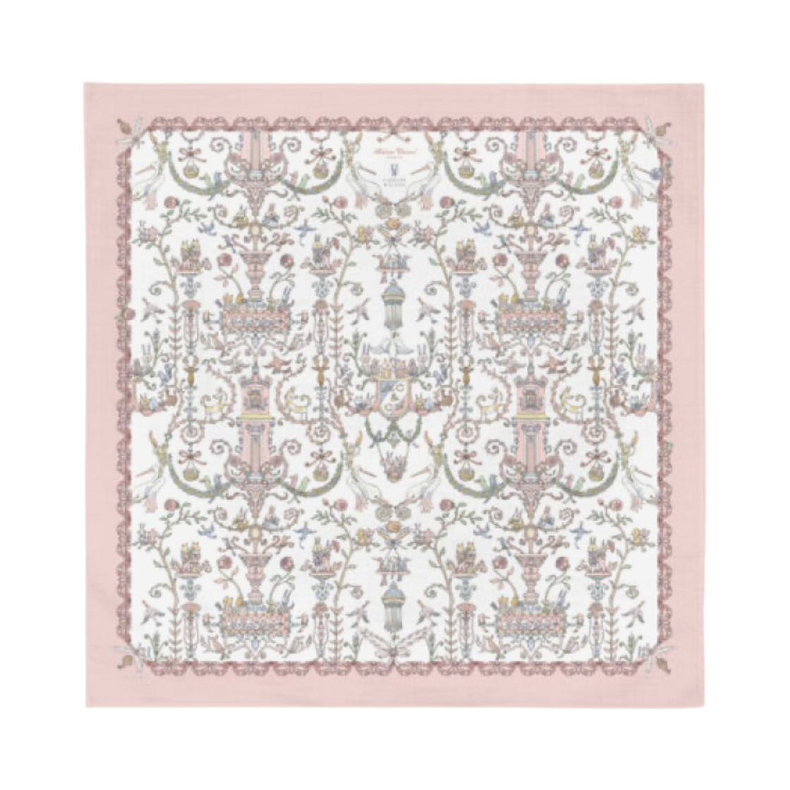 아뜰리에 슈 까레 트왈 드 쥬이 핑크 아뜰리에 슈 & 케이틀린 윌슨(Atelier Choux Carre Toile De Jouy Pink Atelier Choux & Caitlin Wilson)