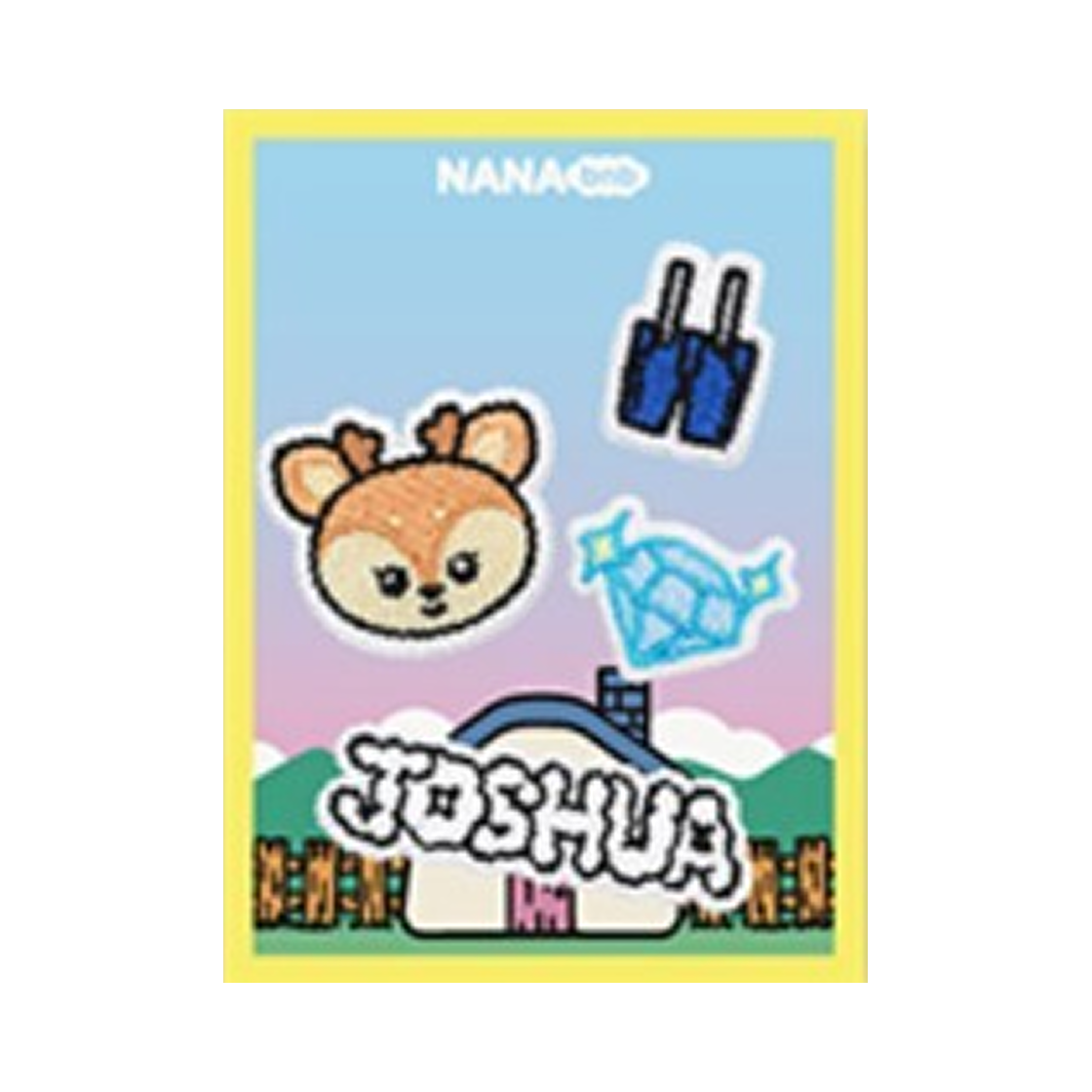 세븐틴 나나민박 벨크로 패치 조슈아 (4개 세트)(Seventeen NANA bnb Velcro Patch Joshua (Set of 4)) - 2