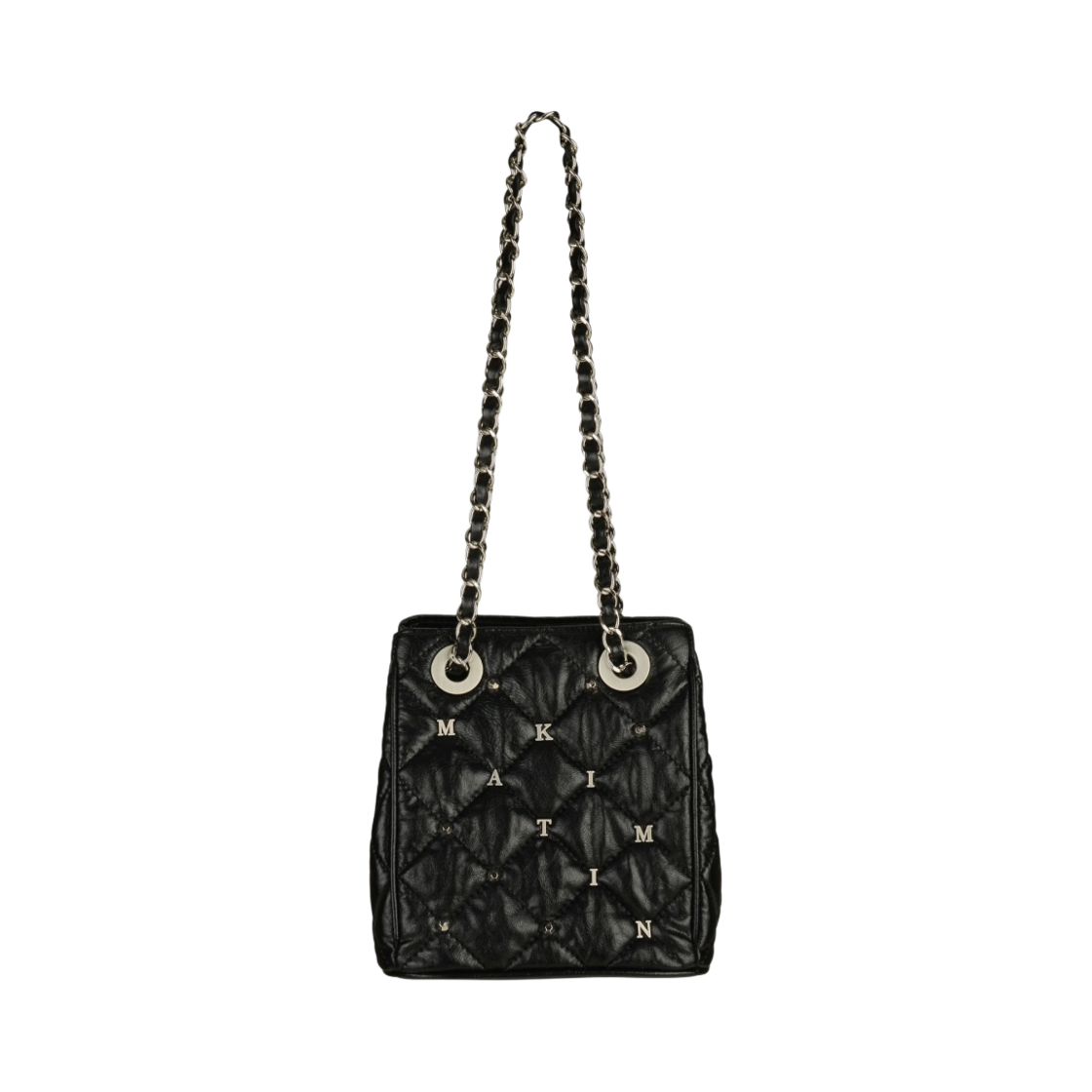 ★ SALE!! ★【Matin Kim】STUD MINI QUILTING BUCKET BAG MUSINSA | MATIN KIM STUD MINI QUILTING BUCKET BAG IN IVORY