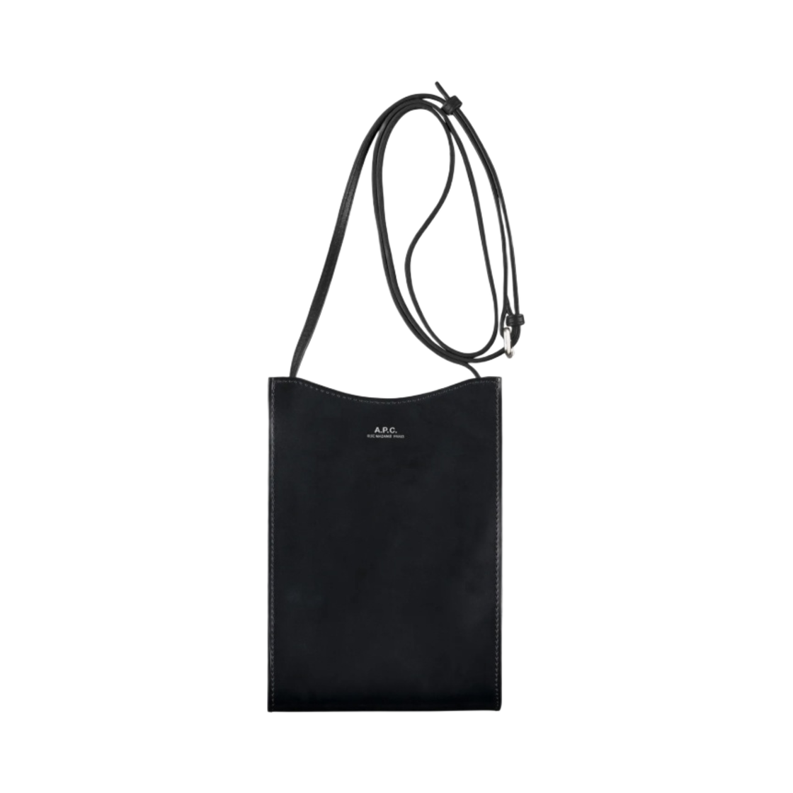 아페쎄 제이미 넥 파우치 실버 블랙(A.P.C. Jamie Neck Pouch Silver Black)