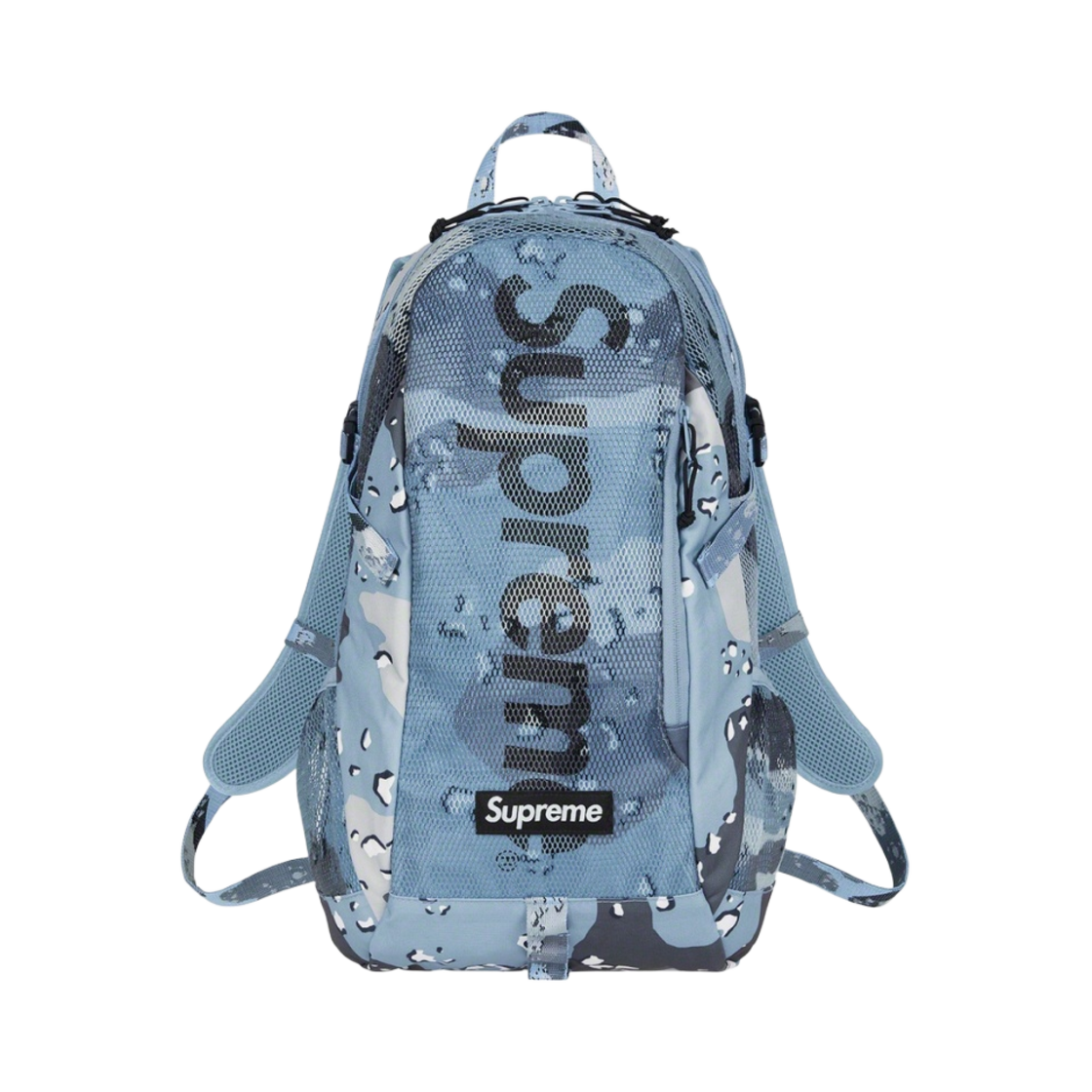 슈프림 백팩 블루 초콜릿 칩 카모 - 20SS(Supreme Backpack Blue Chocolate Chip Camo - 20SS)