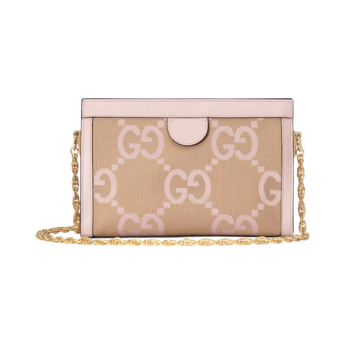 구찌 오피디아 점보 GG 스몰 숄더백 카멜 라이트 핑크(Gucci Ophidia Jumbo GG Small Shoulder Bag Camel Light Pink) - 3
