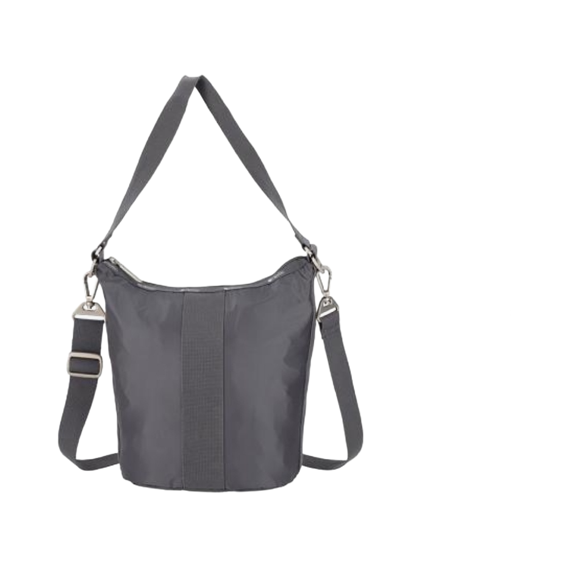 2280-C411 Lesportsac Convertible Market Hobo Bag Shadow Grey C