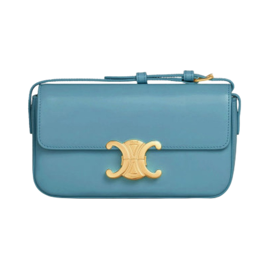 셀린느 샤이니 카프스킨 트리옹프 숄더백 데님(Celine Triomphe Shoulder Bag in Shiny Calfskin Denim) - 1